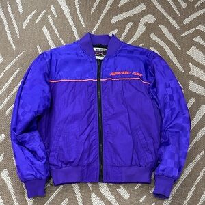 Vintage Arctic Cat Thinsulate Men’s Top Cat Purple 4941-082 Lightweight Jacket M